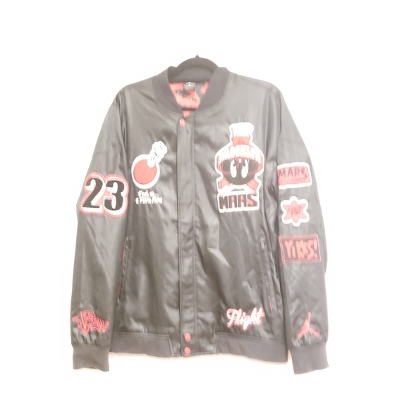 air jordan marvin the martian bomber jacket